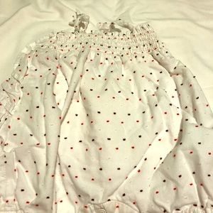 Polka dot romper